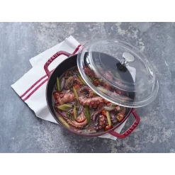 Staub Gewölbter Glasdeckel 28 Cm, Glas 7 Staub Gewölbter Glasdeckel 28 Cm, Glas -STAUB Küche 000011660