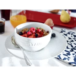 Staub Schüssel 12 Cm, Keramik, Reinweiß 6 Staub Schüssel 12 Cm, Keramik, Reinweiß -STAUB Küche 000017142