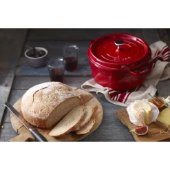 Staub Cocotte 24 Cm, Rund, Kirsch-Rot, Gusseisen 9 Staub Cocotte 24 Cm, Rund, Kirsch-Rot, Gusseisen -STAUB Küche 000017827