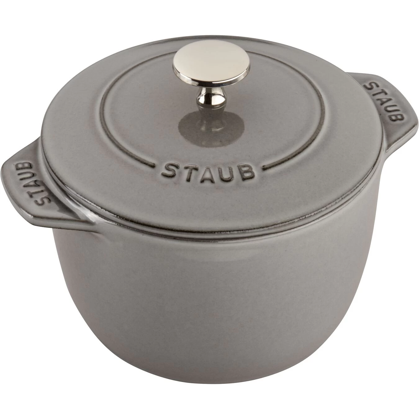 Staub Reis-Cocotte 16 Cm, Rund, Graphit-Grau, Gusseisen 5 Staub Reis-Cocotte 16 Cm, Rund, Graphit-Grau, Gusseisen – Bild 5