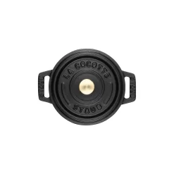 Staub Cocotte 12 Cm, Rund, Schwarz, Gusseisen 8 Staub Cocotte 12 Cm, Rund, Schwarz, Gusseisen -STAUB Küche 40500 101 0 3