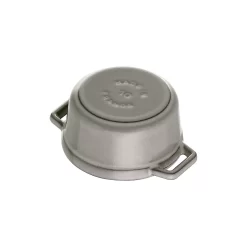 Staub Mini Cocotte 10 Cm, Rund, Graphit-Grau, Gusseisen 8 Staub Mini Cocotte 10 Cm, Rund, Graphit-Grau, Gusseisen -STAUB Küche 40500 106 0 4