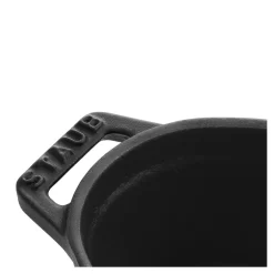 Staub Mini Cocotte 11 Cm, Oval, Schwarz, Gusseisen -STAUB Küche 40500 111 0 4