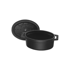 Staub Mini Cocotte 11 Cm, Oval, Schwarz, Gusseisen -STAUB Küche 40500 111 0 6