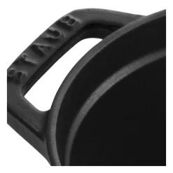 Staub Cocotte 17 Cm, Oval, Schwarz, Gusseisen 9 Staub Cocotte 17 Cm, Oval, Schwarz, Gusseisen -STAUB Küche 40500 171 0 7