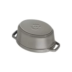 Staub Cocotte 17 Cm, Oval, Graphit-Grau, Gusseisen 10 Staub Cocotte 17 Cm, Oval, Graphit-Grau, Gusseisen -STAUB Küche 40500 176 0 5