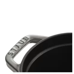 Staub Cocotte 17 Cm, Oval, Graphit-Grau, Gusseisen 9 Staub Cocotte 17 Cm, Oval, Graphit-Grau, Gusseisen -STAUB Küche 40500 176 0 7