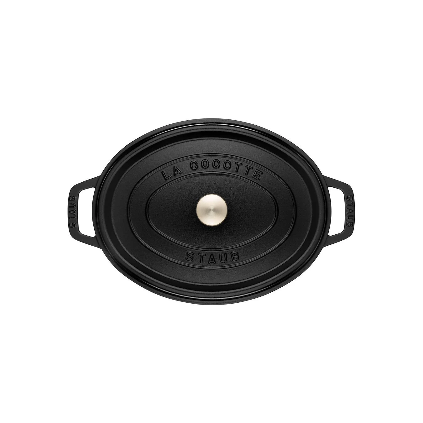 Staub Cocotte 27 Cm, Oval, Schwarz, Gusseisen 4 Staub Cocotte 27 Cm, Oval, Schwarz, Gusseisen – Bild 4