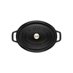 Staub Cocotte 31 Cm, Oval, Schwarz, Gusseisen 9 Staub Cocotte 31 Cm, Oval, Schwarz, Gusseisen -STAUB Küche 40500 231 0 3 3