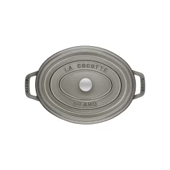 Staub Cocotte 31 Cm, Oval, Graphit-Grau, Gusseisen 8 Staub Cocotte 31 Cm, Oval, Graphit-Grau, Gusseisen -STAUB Küche 40500 236 0 2 3