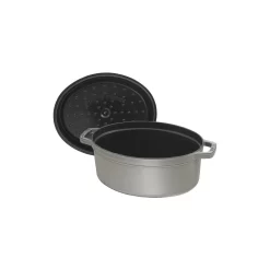 Staub Cocotte 29 Cm, Oval, Graphit-Grau, Gusseisen 7 Staub Cocotte 29 Cm, Oval, Graphit-Grau, Gusseisen -STAUB Küche 40500 236 0 5