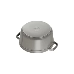 Staub Cocotte 24 Cm, Rund, Graphit-Grau, Gusseisen 8 Staub Cocotte 24 Cm, Rund, Graphit-Grau, Gusseisen -STAUB Küche 40500 246 0 6