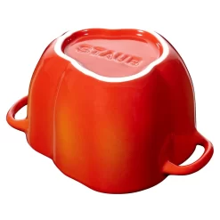 Staub Cocotte 11 Cm, Paprika, Orange-Rot, Keramik 11 Staub Cocotte 11 Cm, Paprika, Orange-Rot, Keramik -STAUB Küche 40500 325 0 6