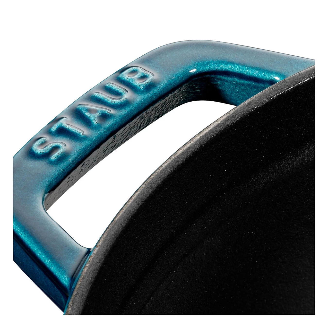 Staub Cocotte 22 Cm, Rund, La-Mer, Gusseisen 2 Staub Cocotte 22 Cm, Rund, La-Mer, Gusseisen – Bild 2