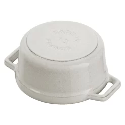 Staub Mini Cocotte 10 Cm, Rund, Weisser Trüffel, Gusseisen -STAUB Küche 40501408 4