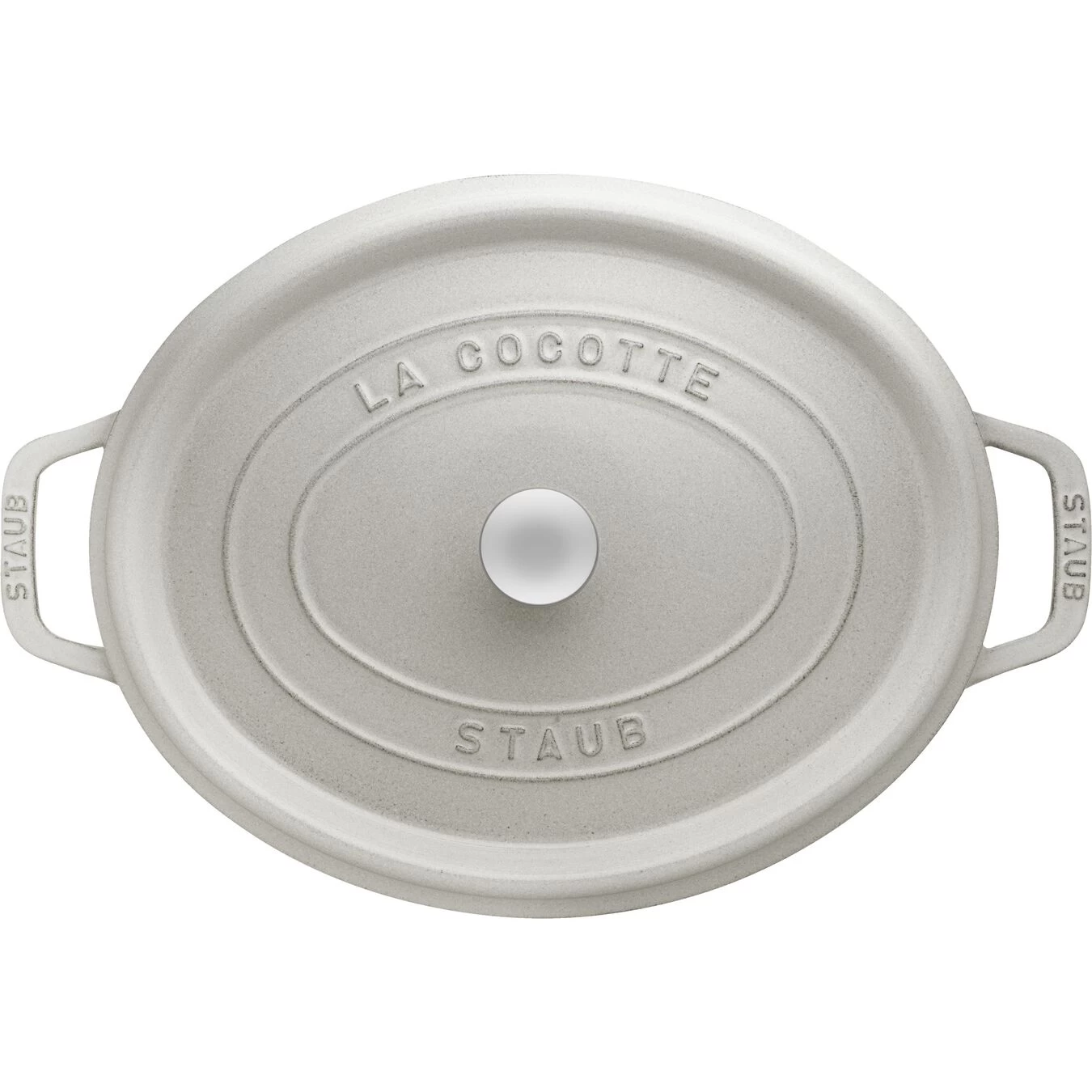 Staub Cocotte 31 Cm, Oval, Weisser Trüffel, Gusseisen 3 Staub Cocotte 31 Cm, Oval, Weisser Trüffel, Gusseisen – Bild 3