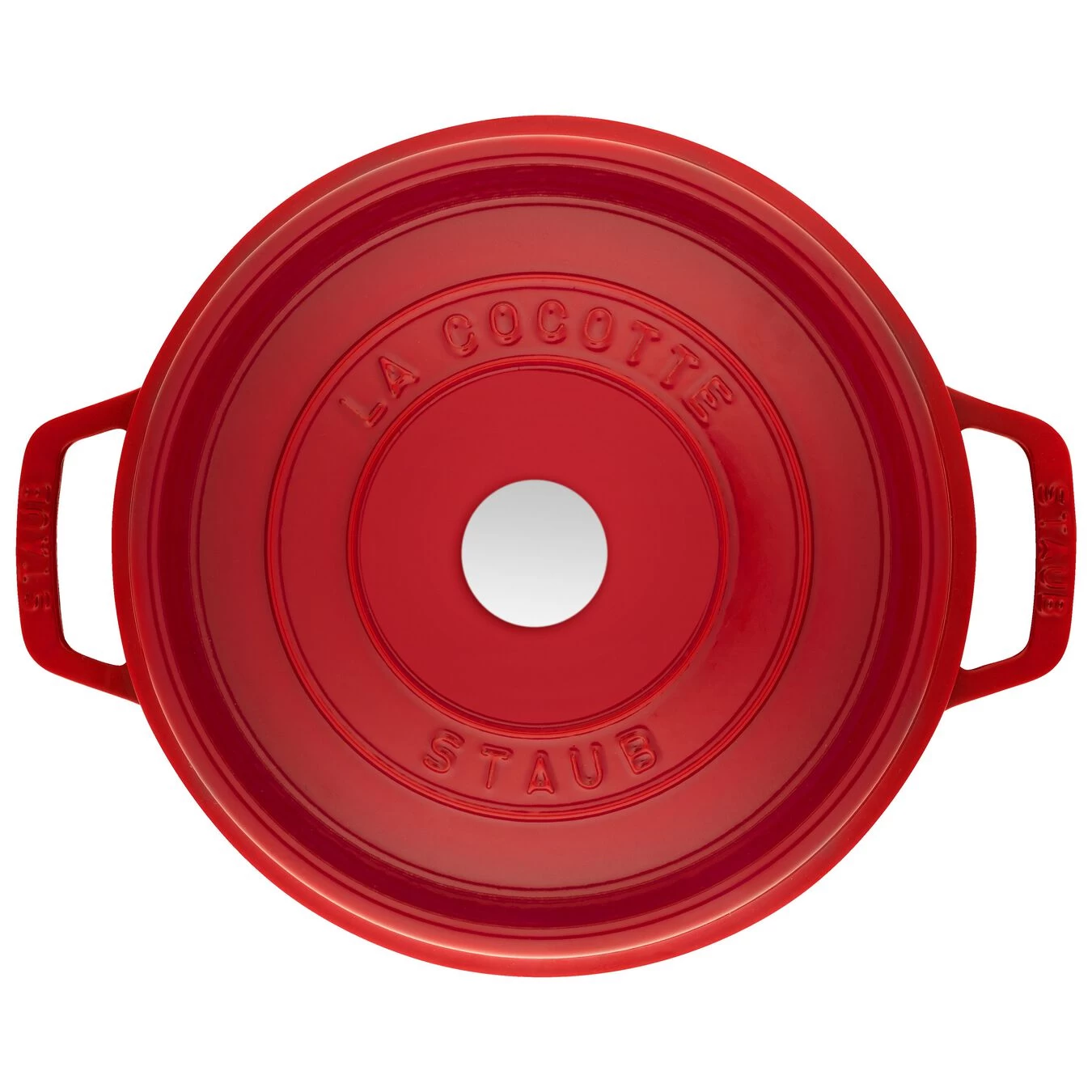 Staub Cocotte Tief 24 Cm, Rund, Kirsch-Rot, Gusseisen 3 Staub Cocotte Tief 24 Cm, Rund, Kirsch-Rot, Gusseisen – Bild 3