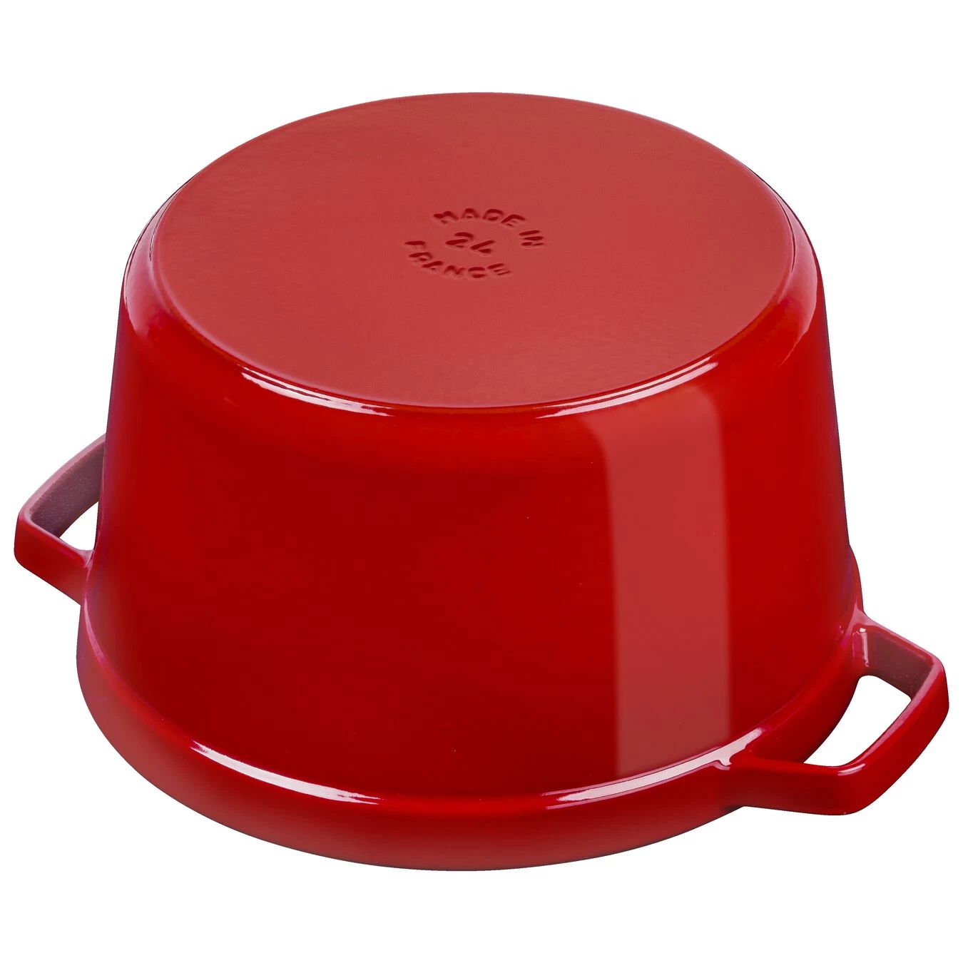 Staub Cocotte Tief 24 Cm, Rund, Kirsch-Rot, Gusseisen 4 Staub Cocotte Tief 24 Cm, Rund, Kirsch-Rot, Gusseisen – Bild 4