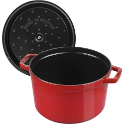Staub Cocotte Tief 24 Cm, Rund, Kirsch-Rot, Gusseisen 10 Staub Cocotte Tief 24 Cm, Rund, Kirsch-Rot, Gusseisen -STAUB Küche 40501485 5