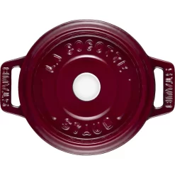 Staub Mini Cocotte 10 Cm, Rund, Bordeaux, Gusseisen 8 Staub Mini Cocotte 10 Cm, Rund, Bordeaux, Gusseisen -STAUB Küche 40502 281 0 3