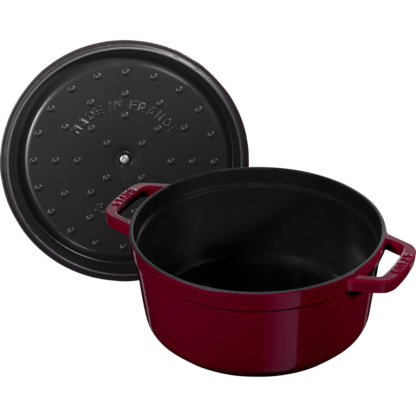 Staub Cocotte 26 Cm, Rund, Bordeaux, Gusseisen 5 Staub Cocotte 26 Cm, Rund, Bordeaux, Gusseisen – Bild 5