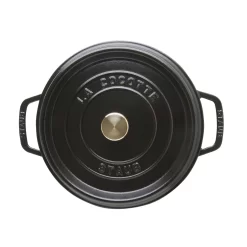 Staub Cocotte Tief 24 Cm, Rund, Schwarz, Gusseisen 8 Staub Cocotte Tief 24 Cm, Rund, Schwarz, Gusseisen -STAUB Küche 40502285 3