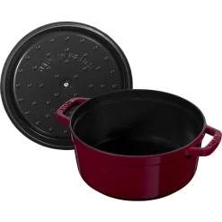Staub Cocotte 22 Cm, Rund, Bordeaux, Gusseisen 10 Staub Cocotte 22 Cm, Rund, Bordeaux, Gusseisen -STAUB Küche 40502293 5