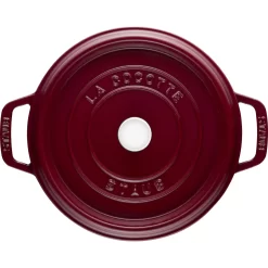 Staub Cocotte 24 Cm, Rund, Bordeaux, Gusseisen 8 Staub Cocotte 24 Cm, Rund, Bordeaux, Gusseisen -STAUB Küche 40502294 3