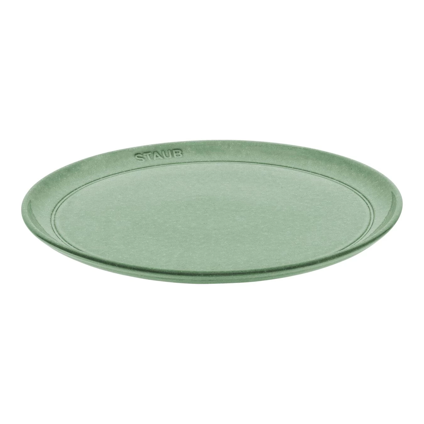 Staub Teller Flach 26 Cm, Keramik, Salbeigrün 1 Staub Teller Flach 26 Cm, Keramik, Salbeigrün