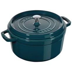 Staub Cocotte 26 Cm, Rund, La-Mer, Gusseisen