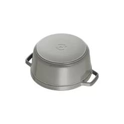 Staub Cocotte 18 Cm, Rund, Graphit-Grau, Gusseisen 10 Staub Cocotte 18 Cm, Rund, Graphit-Grau, Gusseisen -STAUB Küche 40509 304 0 6