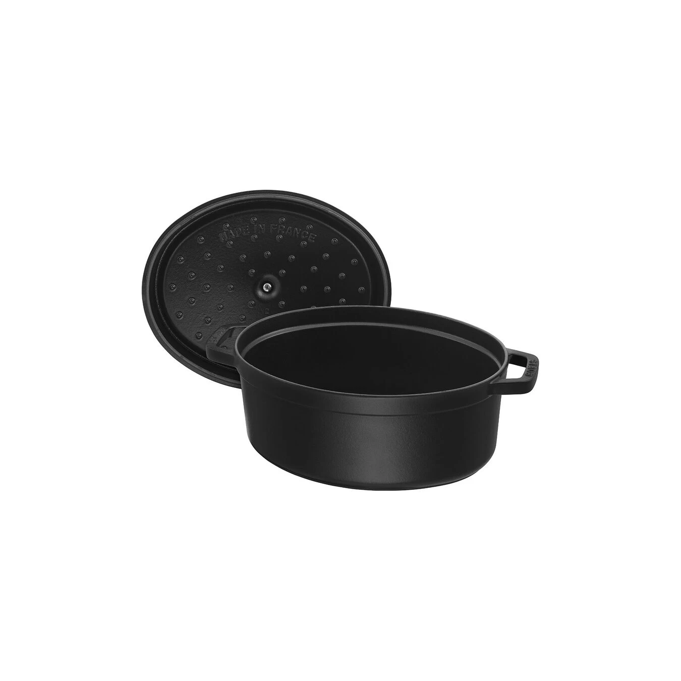 Staub Cocotte 29 Cm, Oval, Schwarz, Gusseisen 2 Staub Cocotte 29 Cm, Oval, Schwarz, Gusseisen – Bild 2