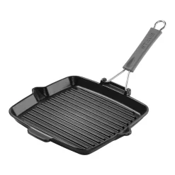 Staub Grillpfanne 24 X 24 Cm, Gusseisen, Schwarz