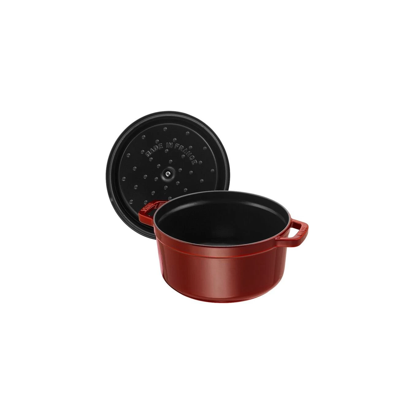 Staub Cocotte 28 Cm, Rund, Grenadine-Rot, Gusseisen 2 Staub Cocotte 28 Cm, Rund, Grenadine-Rot, Gusseisen – Bild 2