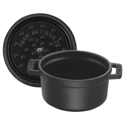 Staub Cocotte 12 Cm, Rund, Schwarz, Gusseisen 10 Staub Cocotte 12 Cm, Rund, Schwarz, Gusseisen -STAUB Küche 40509 471 0 000000882