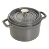 Staub Cocotte 16 Cm, Rund, Graphit-Grau, Gusseisen