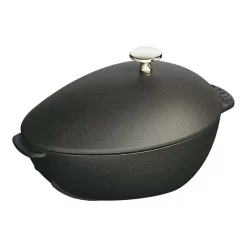 Staub Muscheltopf 25 Cm, Gusseisen, Schwarz