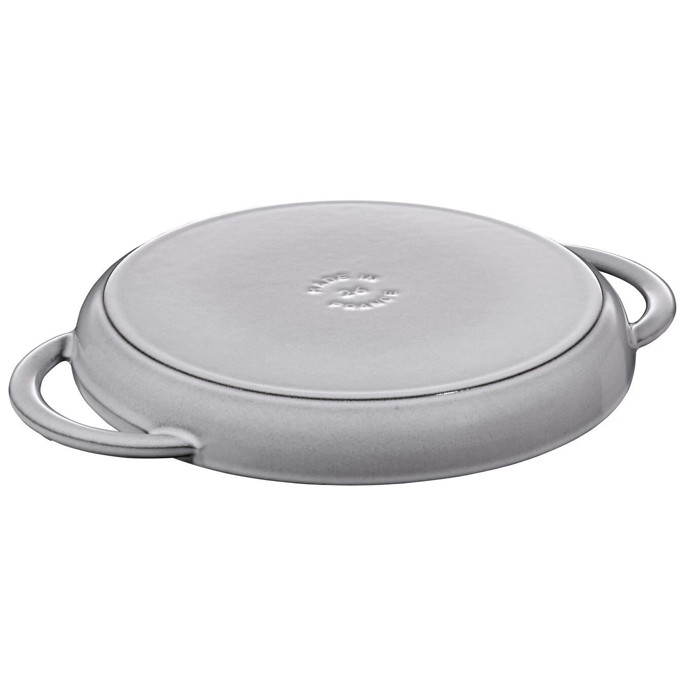 Staub Grillpfanne 26 Cm, Rund, Graphit-Grau, Gusseisen 2 Staub Grillpfanne 26 Cm, Rund, Graphit-Grau, Gusseisen – Bild 2