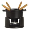 Staub Mini Fondue Set 10 Cm, Schwarz