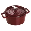 Staub Cocotte 22 Cm, Rund, Grenadine-Rot, Gusseisen