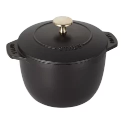 Staub Reis-Cocotte 16 Cm, Rund, Schwarz, Gusseisen