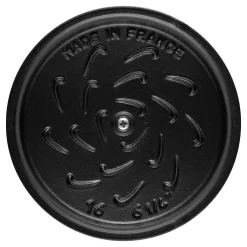 Staub Reis-Cocotte 16 Cm, Rund, Schwarz, Gusseisen -STAUB Küche 40509 655 0 6