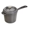 Staub Stieltopf 14 Cm, Gusseisen, Graphit-Grau