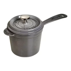 Staub Stieltopf 14 Cm, Gusseisen, Graphit-Grau