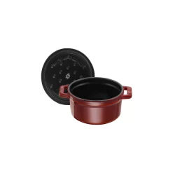 Staub Mini Cocotte 10 Cm, Rund, Grenadine-Rot, Gusseisen -STAUB Küche 40509 805 0 5
