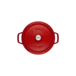 Staub Cocotte 26 Cm, Rund, Kirsch-Rot, Gusseisen 9 Staub Cocotte 26 Cm, Rund, Kirsch-Rot, Gusseisen -STAUB Küche 40509 814 0 2 2