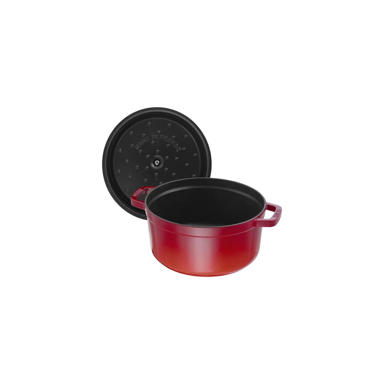 Staub Cocotte 28 Cm, Rund, Kirsch-Rot, Gusseisen 2 Staub Cocotte 28 Cm, Rund, Kirsch-Rot, Gusseisen – Bild 2