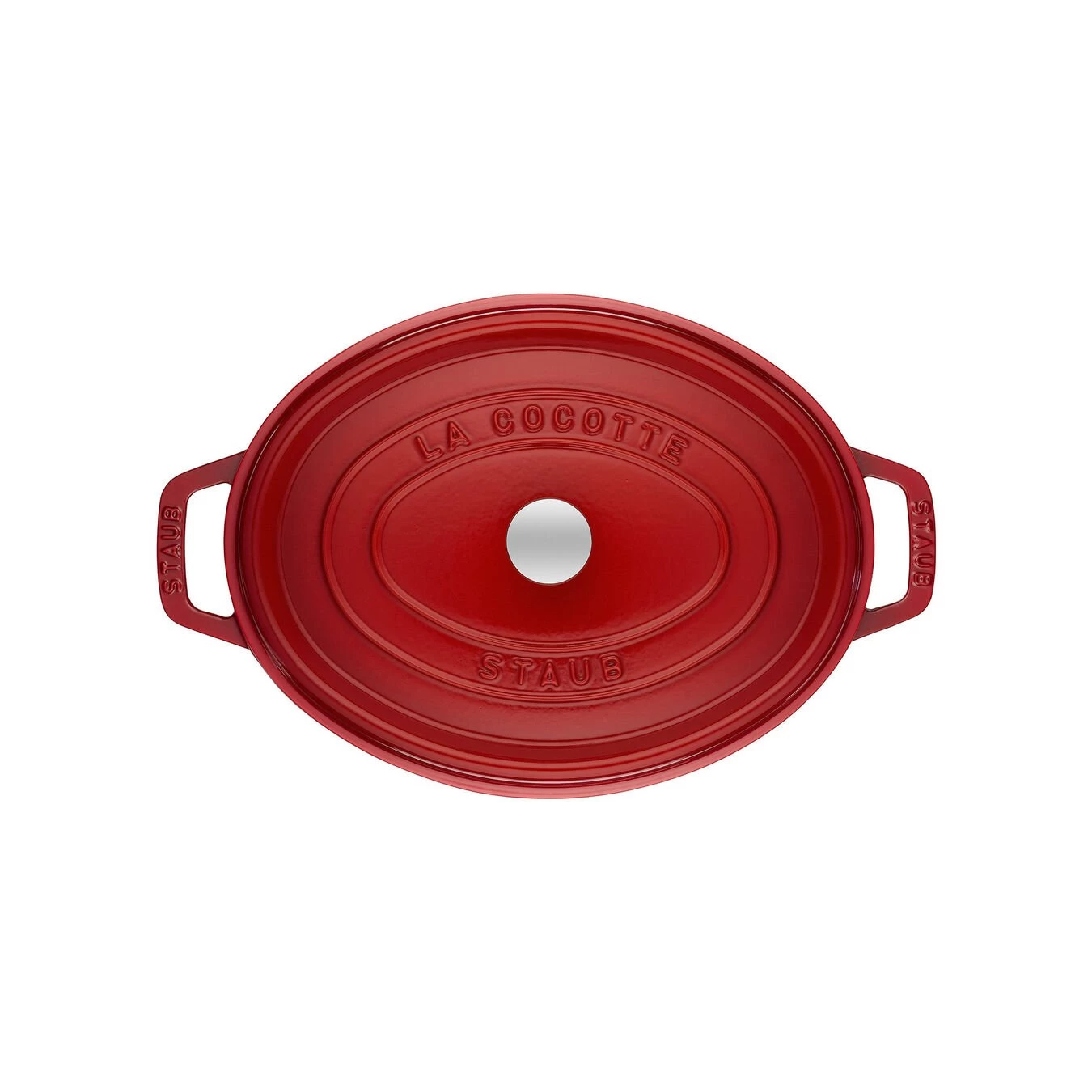 Staub Cocotte 31 Cm, Oval, Kirsch-Rot, Gusseisen 4 Staub Cocotte 31 Cm, Oval, Kirsch-Rot, Gusseisen – Bild 4