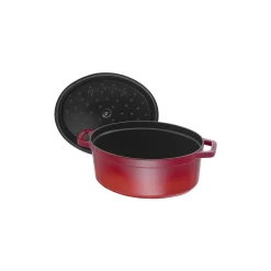 Staub Cocotte 33 Cm, Oval, Kirsch-Rot, Gusseisen 8 Staub Cocotte 33 Cm, Oval, Kirsch-Rot, Gusseisen -STAUB Küche 40509 830 0 5 1