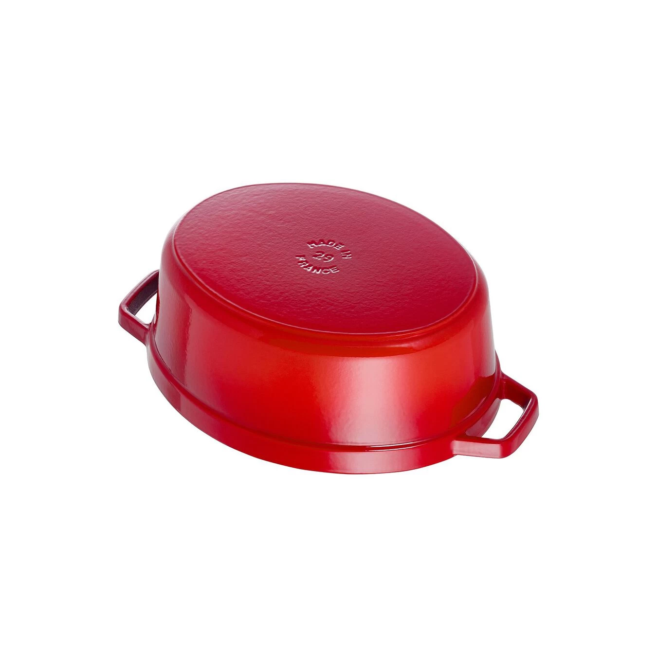 Staub Cocotte 29 Cm, Oval, Kirsch-Rot, Gusseisen 2 Staub Cocotte 29 Cm, Oval, Kirsch-Rot, Gusseisen – Bild 2